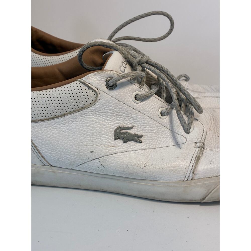 Lacoste Bayliss 119 Sneakers Mens 9.5 White Walking Smart Casual Lifestyle - Picture 2 of 7